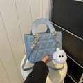 Quilted Mini Top-Handle Crossbody Bag