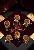 Rajwadi Kamal Pins (6 pc)