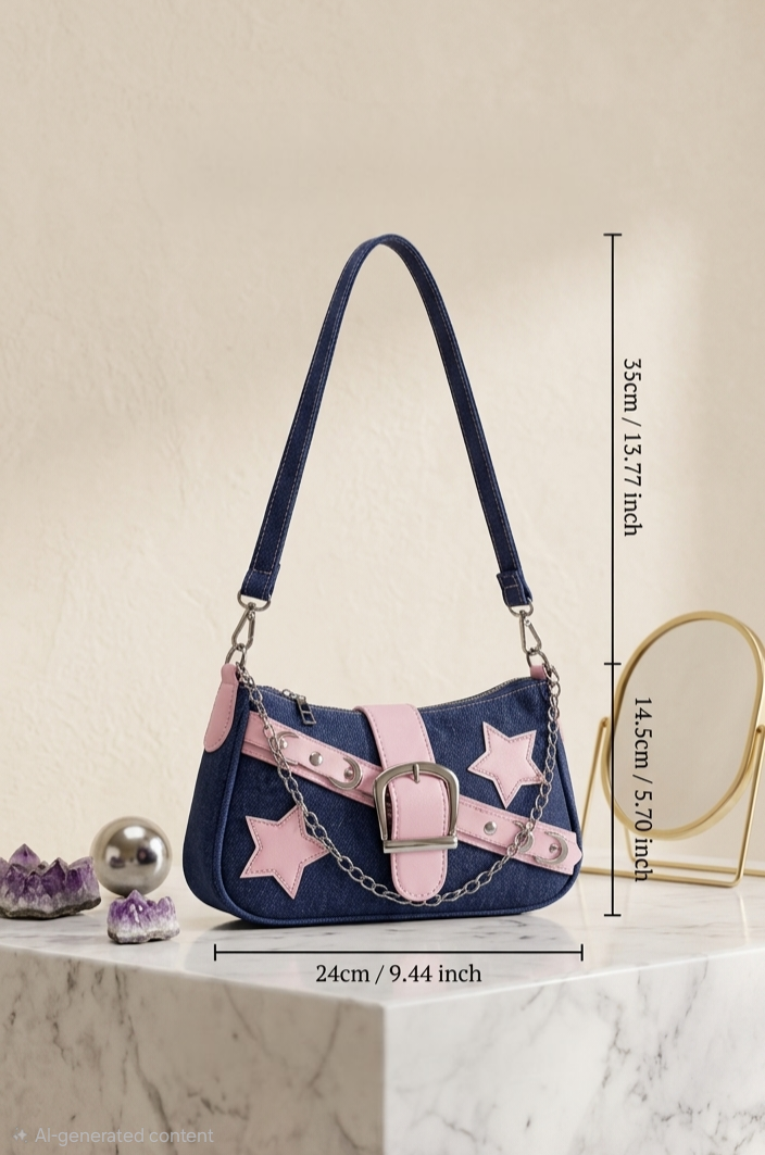 Denim Star Bag